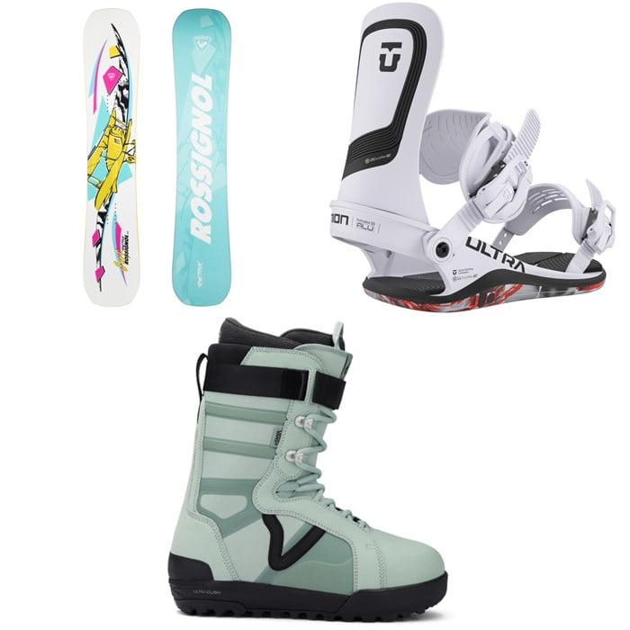 Rossignol - Rossignol Retox Snowboard + Union Ultra Snowboard Bindings + Vans Hi-Standard Pro Snowboard Boots 2026