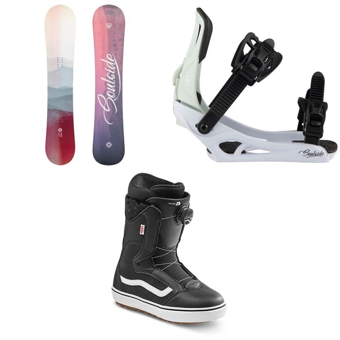 Rossignol - Rossignol Soulside Snowboard + Soulside Snowboard Bindings + Vans Encore OG Snowboard Boots - Women's 2026