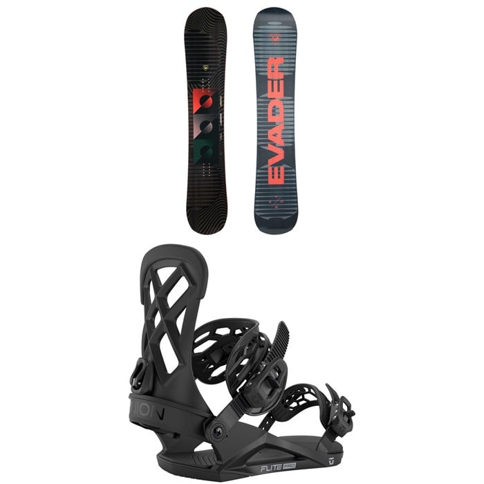 Rossignol - Rossignol Evader Snowboard + Union Flite Pro Snowboard Bindings 2026