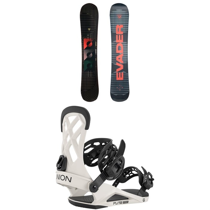 Rossignol - Rossignol Evader Snowboard + Union Flite Pro Snowboard Bindings 2026