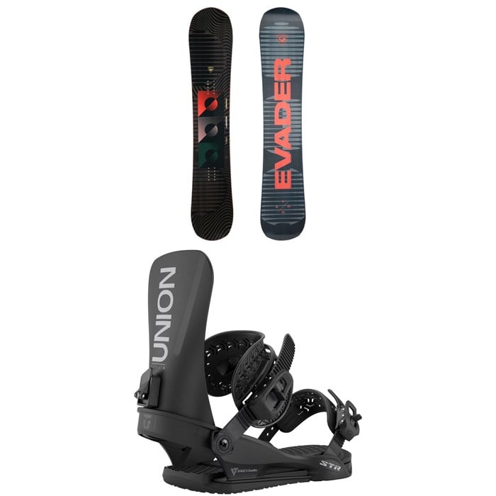 Rossignol - Rossignol Evader Snowboard + Union STR Snowboard Bindings 2026