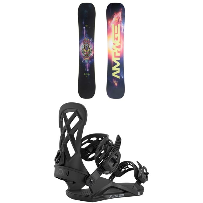 Rossignol - Rossignol Ampage Vol.2 Snowboard + Union Flite Pro Snowboard Bindings 2026