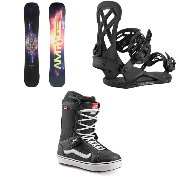 Rossignol - Rossignol Ampage Vol.2 Snowboard + Union Flite Pro Snowboard Bindings + Vans Hi Standard OG Snowboard Boots 2026