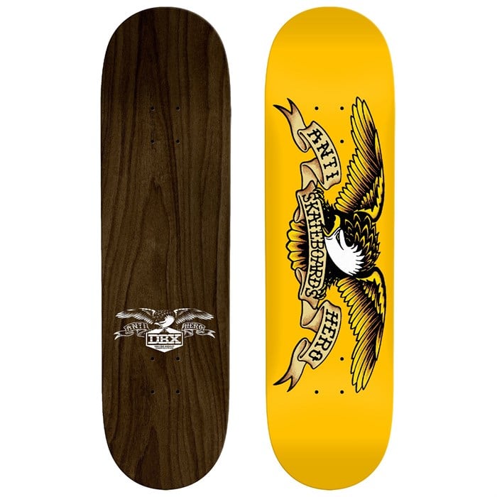 Anti Hero - Anti Hero Eagle Yellow DBX 8.25 Skateboard Deck