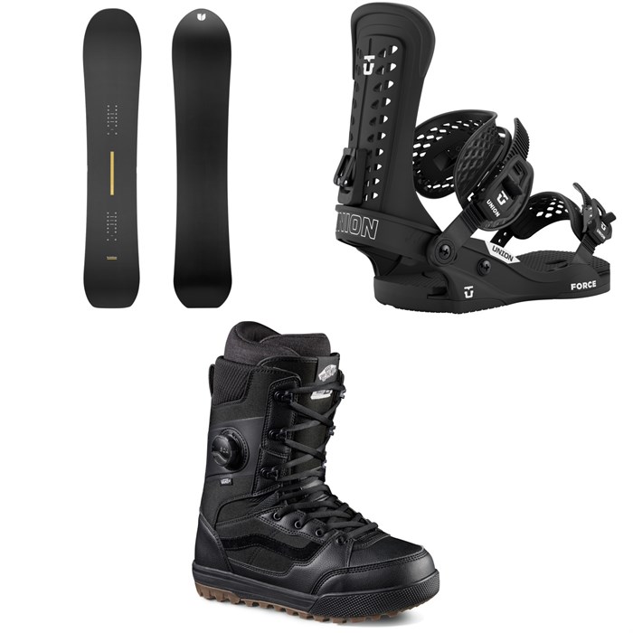 United Shapes - United Shapes Horizon Snowboard + Union Force Classic Snowboard Bindings + Vans Invado Pro Snowboard Boots 2026