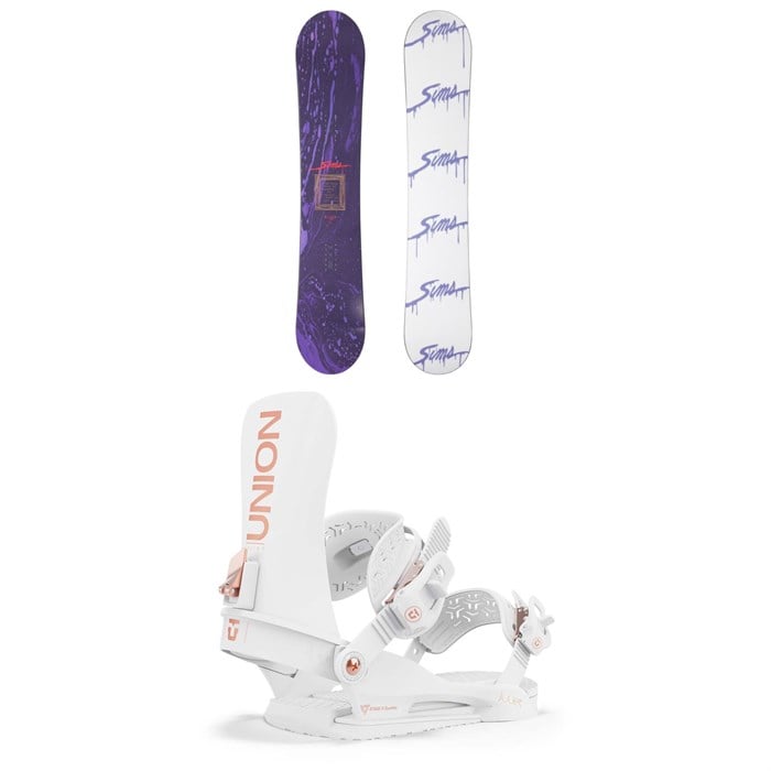 Sims - Sims Fluid Snowboard + Union Juliet Snowboard Bindings - Women's 2025