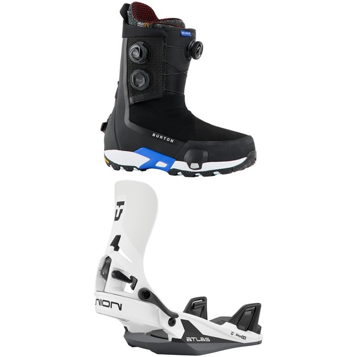 Burton - Burton Highshot X Pro Step On Snowboard Boots + Union Atlas Step On Snowboard Bindings 2026