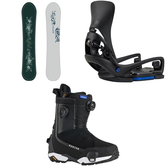 Burton - Burton Counterbalance Snowboard + Step On Lexa X EST Snowboard Bindings + Highshot X Step On Snowboard Boots - Women's 2026