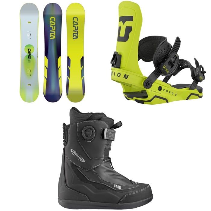CAPiTA - CAPiTA Mercury Snowboard + Union Force Snowboard Bindings + Deeluxe Aeris Snowboard Boots 2026