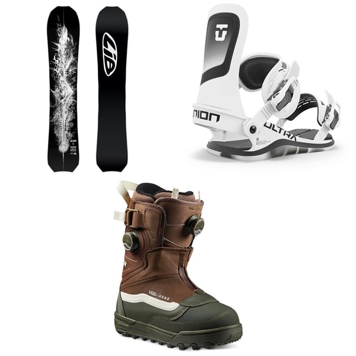 Lib Tech - Lib Tech T. Rice Orca Snowboard + Union Ultra Snowboard Bindings + Vans Viaje Range Edition Snowboard Boots - Women's 2025