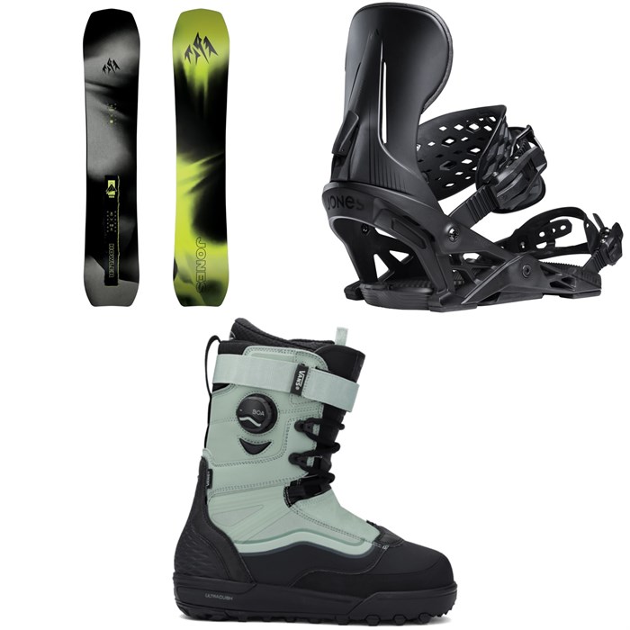 Jones - Jones Howler Snowboard + Mercury Snowboard Bindings + Vans Infuse Snowboard Boots 2026