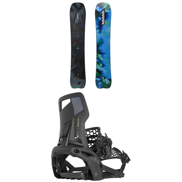 K2 - K2 Alchemist Snowboard + Nidecker Supermatic Snowboard Bindings 2025
