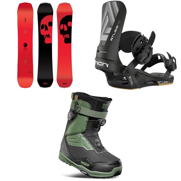 CAPiTA - CAPiTA The Black Snowboard of Death Snowboard + Union Atlas Pro Snowboard Bindings + thirtytwo TM-2 XLT Double Boa Snowboard Boots 2026