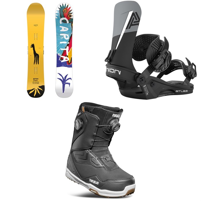 CAPiTA - CAPiTA Aeronaut Snowboard + Union Atlas Snowboard Bindings + thirtytwo TM-2 Double Boa Snowboard Boots 2026