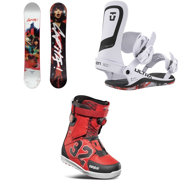 CAPiTA - CAPiTA Ultrafear Snowboard + Union Ultra Snowboard Bindings + thirtytwo Lashed Zeb Double Boa Snowboard Boots 2026