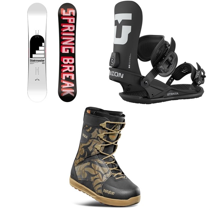 CAPiTA - CAPiTA Spring Break Stairmaster Snowboard + Union Strata Snowboard Bindings + thirtytwo Lashed Snowboard Boots 2026