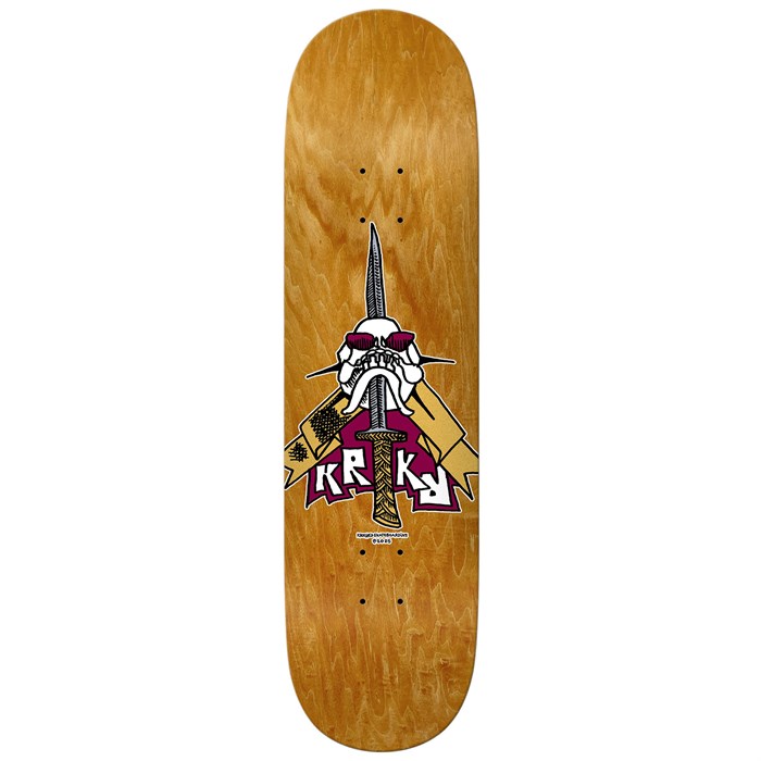 Krooked Teamモデル　デッキ Krooked Team Skull Sword 8.25 Skateboard Deck | evo