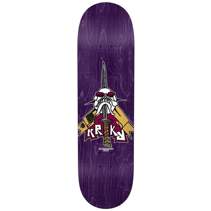 Krooked - Krooked Team Skull Sword 8.75 Skateboard Deck