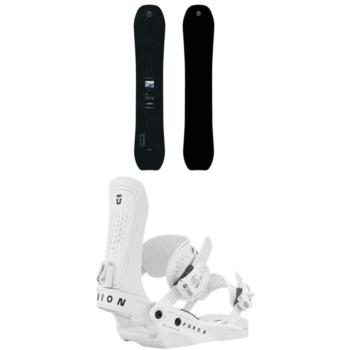 Public Snowboards - Public Snowboards Research Snowboard + Union Force Snowboard Bindings 2026