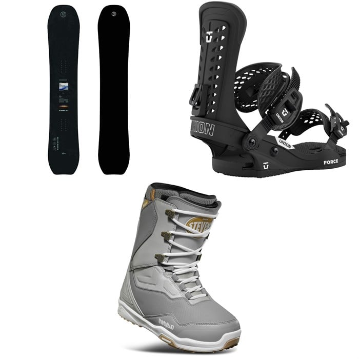 Public Snowboards - Public Snowboards Research Snowboard + Union Force Classic Snowboard Bindings + thirtytwo TM-2 Snowboard Boots 2026