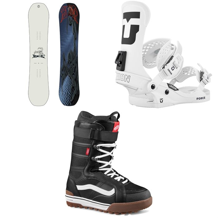 Public Snowboards - Public Snowboards Display Snowboard + Union Force Classic Snowboard Bindings + Vans Hi-Standard Pro Snowboard Boots 2026
