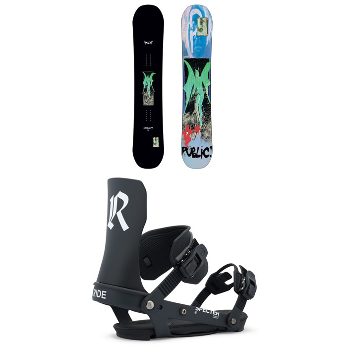Public Snowboards - Public Snowboards Statement Snowboard + Ride Specter Snowboard Bindings 2026