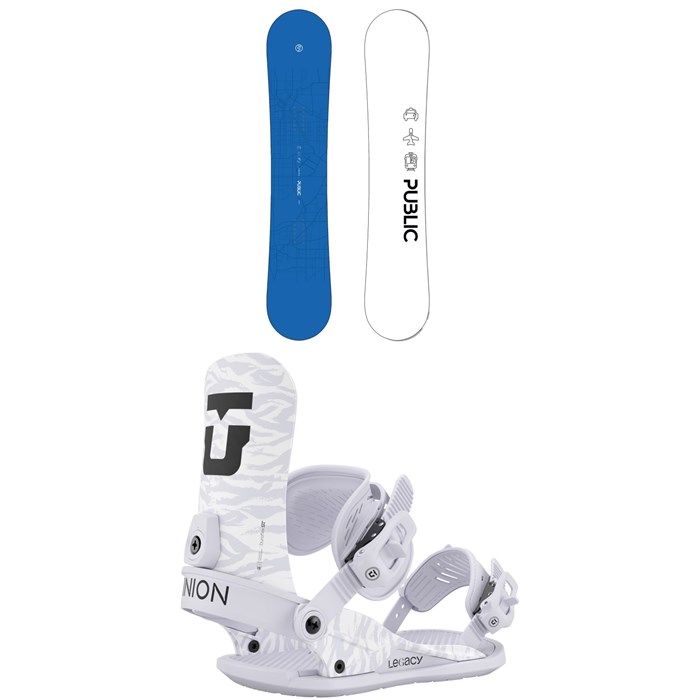 Public Snowboards - Public Snowboards General Snowboard + Union Legacy Snowboard Bindings - Women's 2026