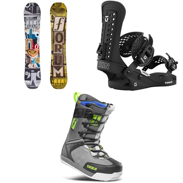 Forum - Forum Recon Snowboard + Union Force Classic Snowboard Bindings + thirtytwo JP Walker Forum Pro Snowboard Boots 2026