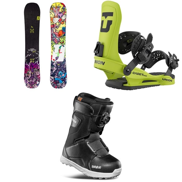 Forum - Forum Youngblood Snowboard + Union Cadet Pro Snowboard Bindings + thirtytwo Lashed Boa Snowboard Boots - Kids' 2026