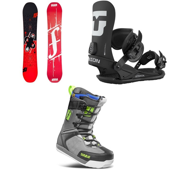 Forum - Forum Destroyer Snowboard + Union Strata Snowboard Bindings + thirtytwo JP Walker Forum Pro Snowboard Boots 2026