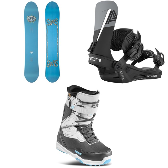 Sims - Sims Nub Snowboard + Union Atlas Snowboard Bindings + thirtytwo TM-2 XLT x Halldor Snowboard Boots 2026
