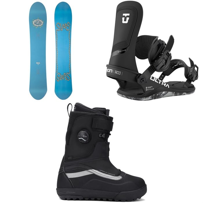 Sims - Sims Nub Snowboard + Union Ultra Snowboard Bindings + Vans Infuse Snowsurf Snowboard Boots 2026