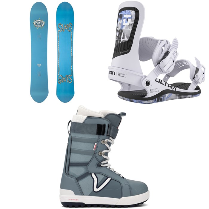 Sims - Sims Nub Snowboard + Union Ultra Snowboard Bindings + Vans Hi-Standard Pro Snowboard Boots - Women's 2026
