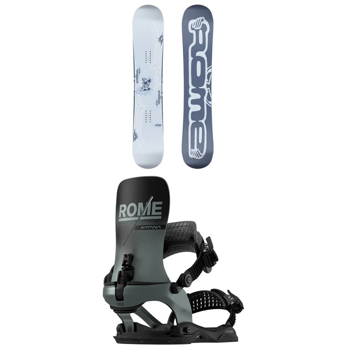 Rome - Rome Artifact Snowboard + Katana AW FASE Snowboard Bindings 2026