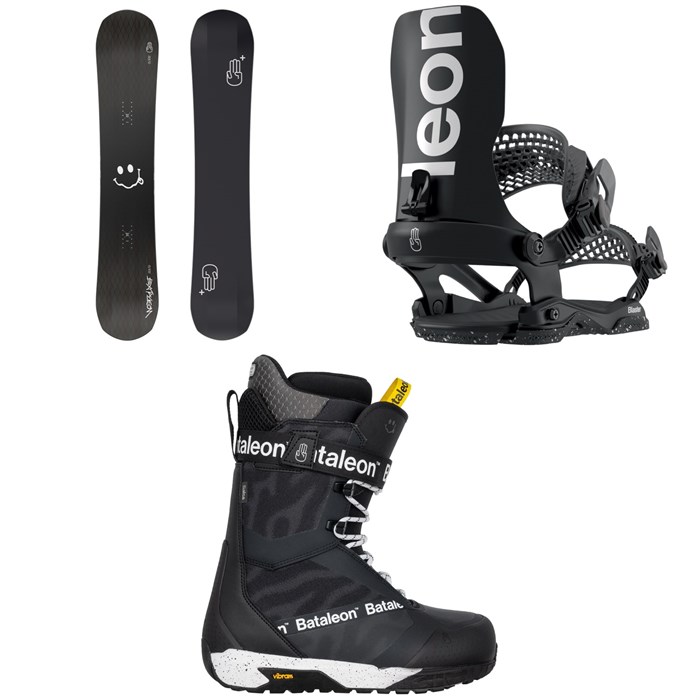 Bataleon - Bataleon Evil Twin+ Snowboard + Blaster AW Fase Snowboard Bindings + Salsa Lace Snowboard Boots 2026