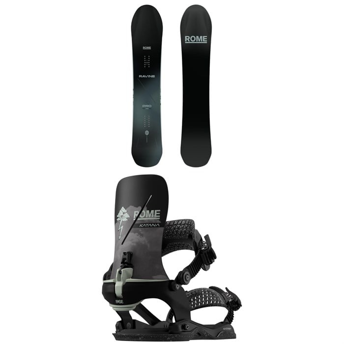 Rome - Rome Ravine Pro Snowboard + Katana AW FASE x Stale Snowboard Bindings 2026