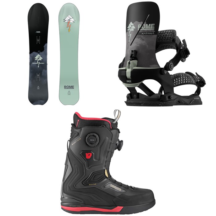 Rome - Rome Stale Fish Snowboard + Katana AW FASE x Stale Snowboard Bindings + Deeluxe ID Y-20 Snowboard Boots 2026