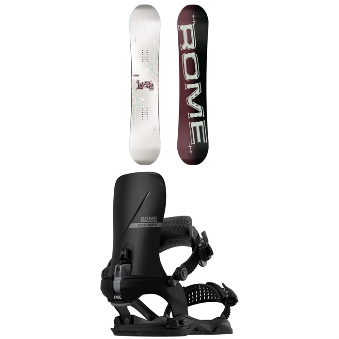 Rome - Rome Hype Snowboard + Katana AW FASE Snowboard Bindings - Women's 2026