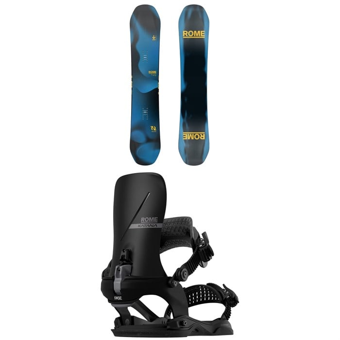 Rome - Rome Mechanic Snowboard + Katana AW FASE Snowboard Bindings 2026