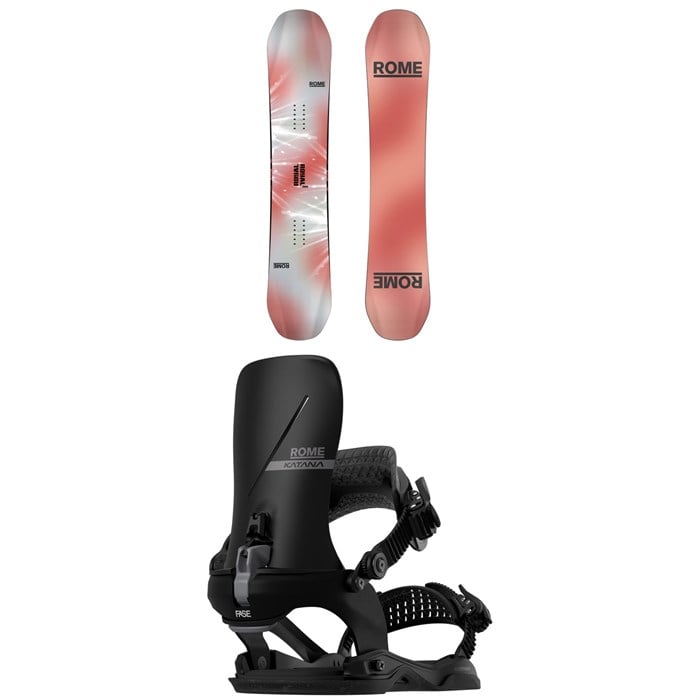 Rome - Rome Royal Snowboard + Katana AW FASE Snowboard Bindings 2026