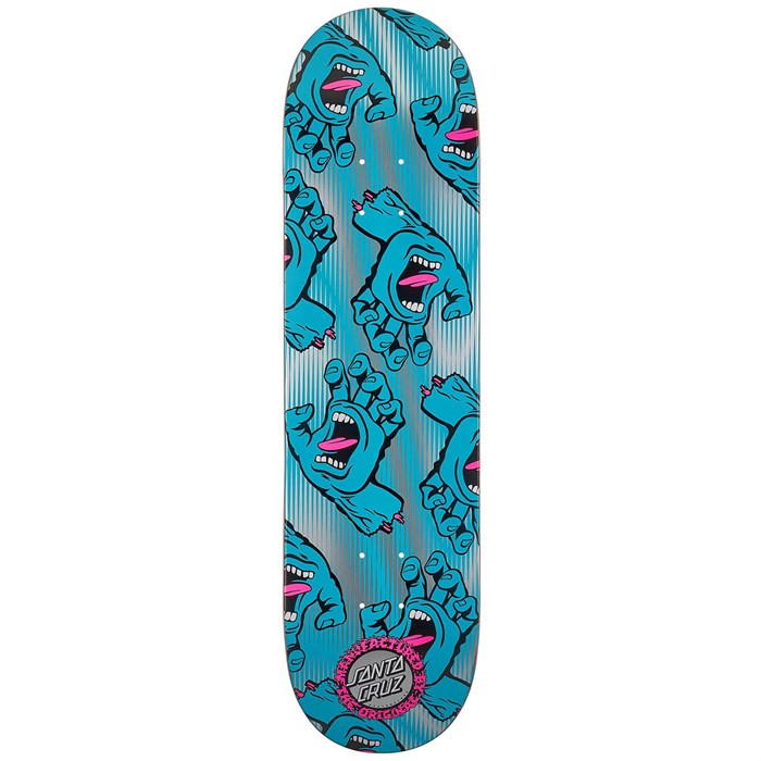 Santa Cruz Skateboards - Santa Cruz Skateboards Hands All Over 7 Ply Birch 8.25 Skateboard Deck