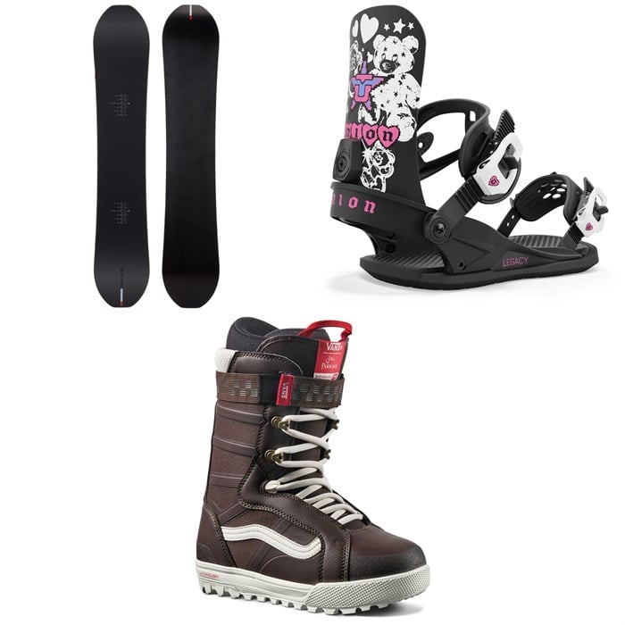 Season - Season Kin Snowboard + Union Legacy Snowboard Bindings + Vans Hi-Standard Pro Snowboard Boots - Women's 2025