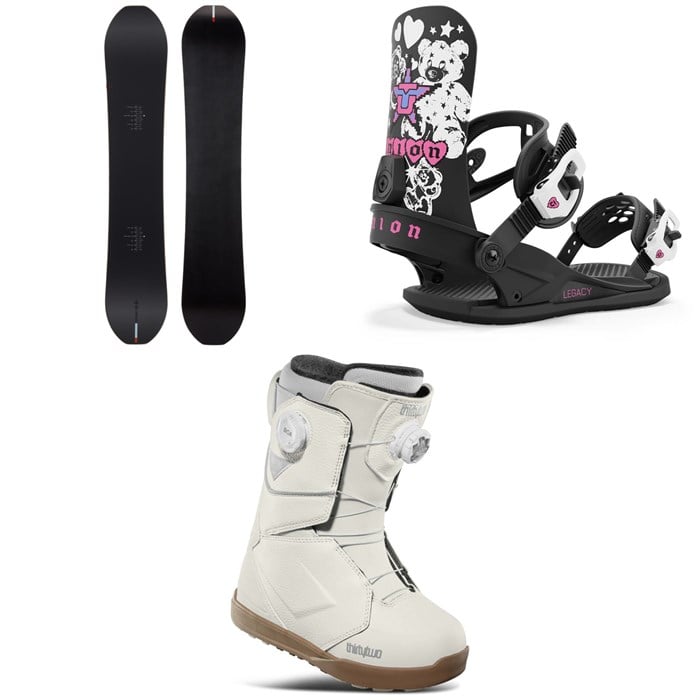 Season - Season Kin Snowboard + Union Legacy Snowboard Bindings + thirtytwo Lashed Double Boa Snowboard Boots - Women's 2025