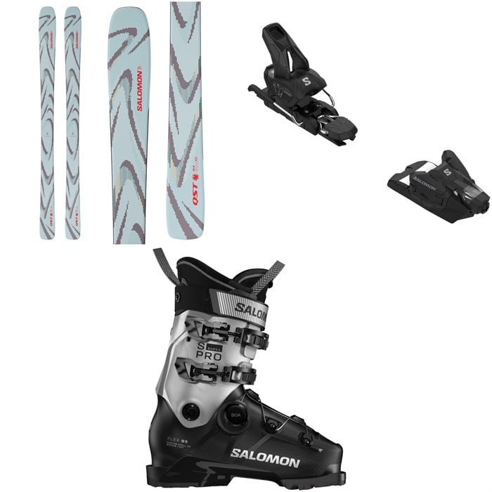 Salomon - Salomon QST 94 Skis + Strive 12 GW Ski Bindings + S/Pro Supra BOA 95 W Ski Boots - Women's 2026