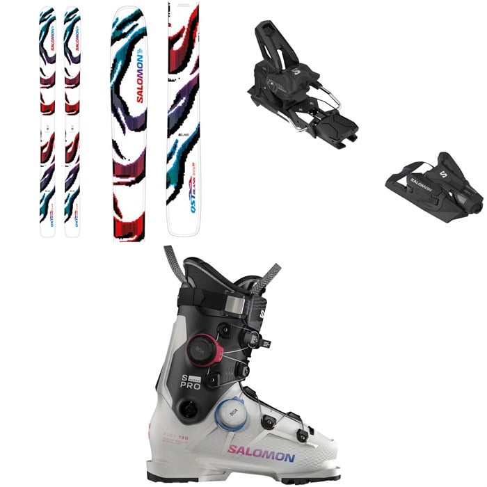 Salomon - Salomon S/Lab QST Blank Skis + Strive 14 GW Ski Bindings + S/Pro Supra Dual BOA 130 Ski Boots 2026