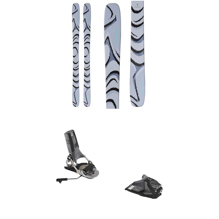 Salomon - Salomon QST 100 Skis + Look Pivot 2.0 13 GW Ski Bindings 2026