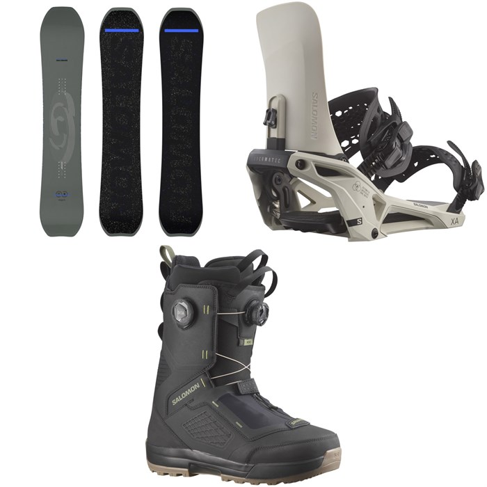 Salomon - Salomon Highpath Snowboard + XA Supermatic Snowboard Bindings + Echo Dual Boa Snowboard Boots 2026