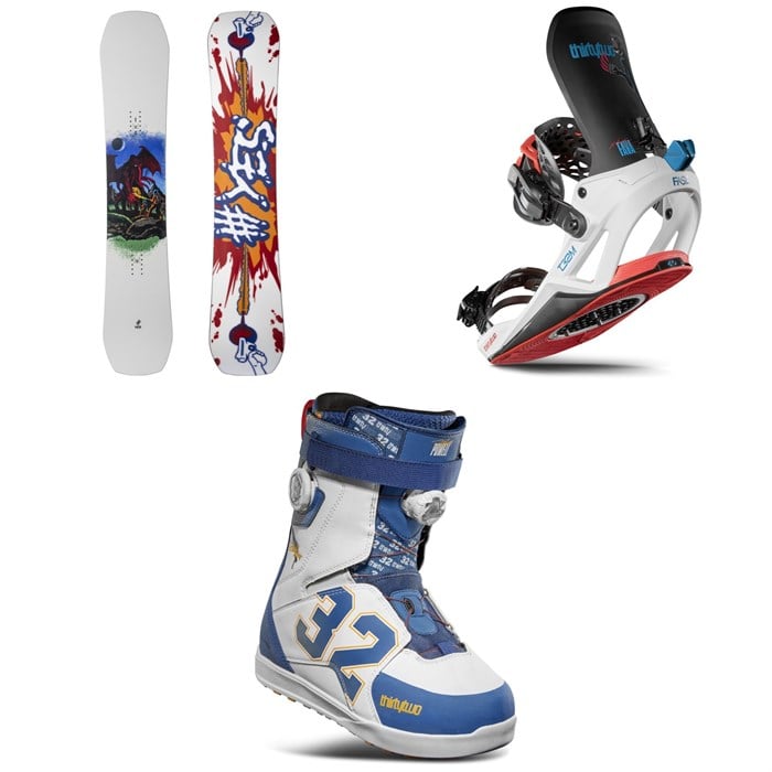Yes. - Yes. Sender Snowboard + thirtytwo T32M Fase Snowboard Bindings + Lashed Zeb Double Boa Snowboard Boots 2026