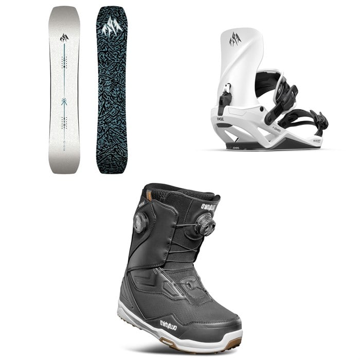Jones - Jones Aviator 2.0 Snowboard + Mercury Fase Snowboard Bindings + thirtytwo TM-2 Double Boa Snowboard Boots 2026