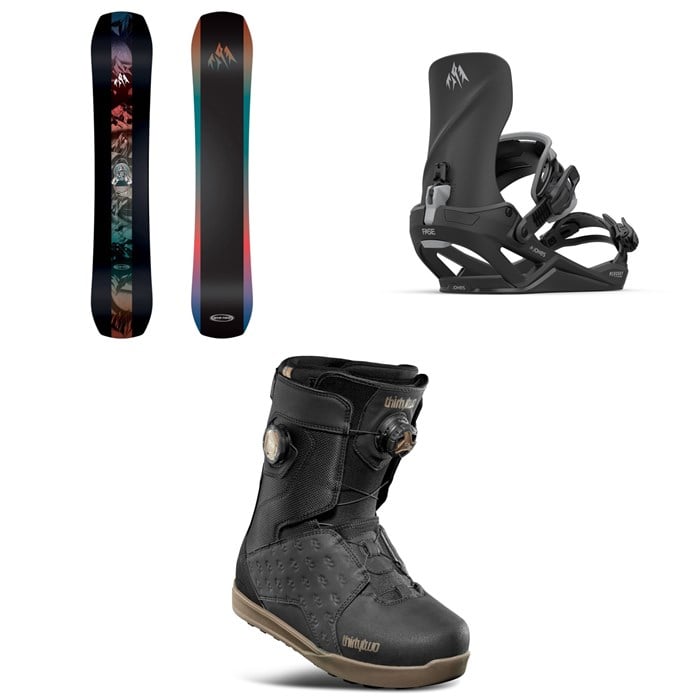 Jones - Jones Mountain Twin Snowboard + Mercury Fase Snowboard Bindings + thirtytwo Lashed Double Boa Snowboard Boots 2026